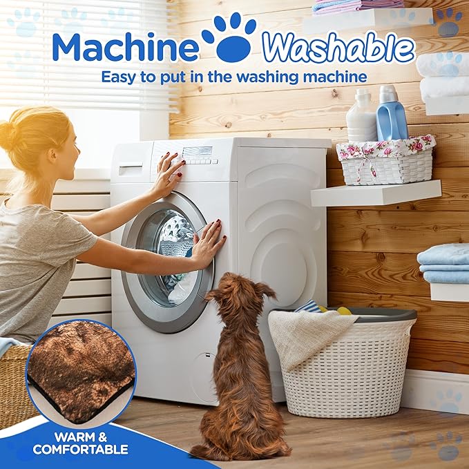 PupProtector Waterproof Throw Blanket for Dogs and Cats (60" L 50" W)