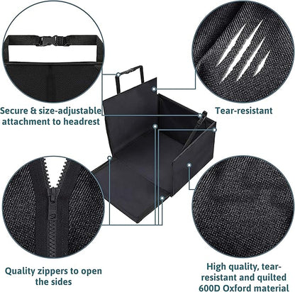 Dog Car Seat for Front Seat 23.6" x 20.9" x 13.8" -