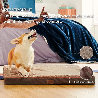 Bedsure Large Dog Crate Bed 75 lbs,