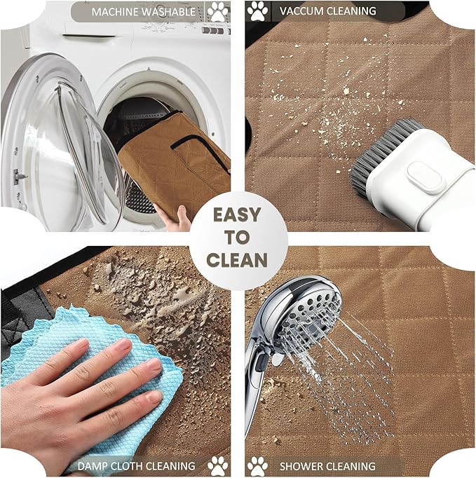 NESTROAD SUV Cargo Liner for Dogs Size,80"×88",Brown