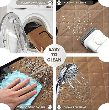 NESTROAD SUV Cargo Liner for Dogs Size,80"×88",Brown