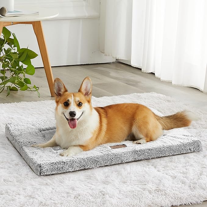 Dog Bed for Crate 30x19,Grey