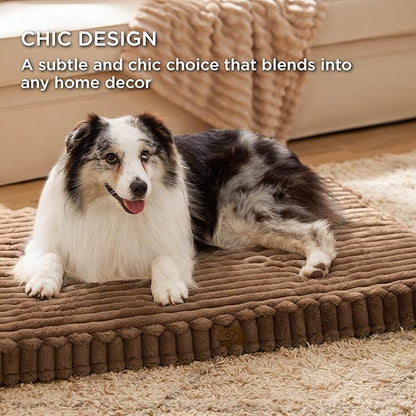 Bedsure Orthopedic Dog Bed for Large Dogs (44x32, Copper