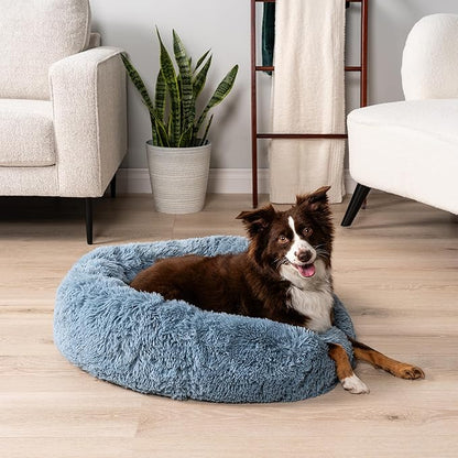 PetAmi Calming Dog Bed for Small Medium Dog Cat 45 lbs, 30 inch,