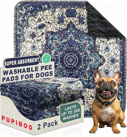 Washable Pee Pads for Dogs 100% Waterproof,