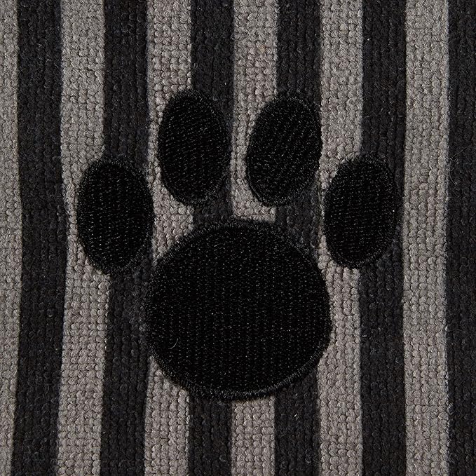 Bone Dry Pet Grooming Towel Collection Absorbent Microfiber X-Large 41x23.5", Striped
