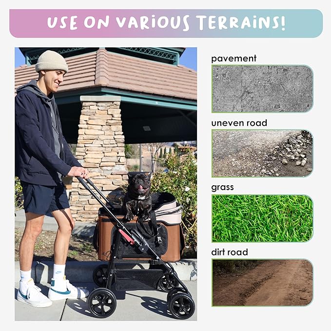 New! Petique's Dynamic Pet Stroller
