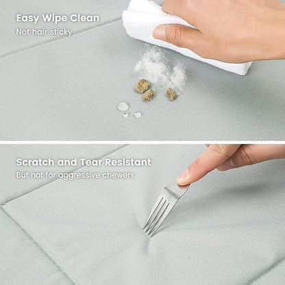 Miguel Oxford Ripstop Outdoor Waterproof Dog Bed for Metal Dog Crates Water-Resistant All Weather Pet Mat Durable Easy Wipe Clean Travel Indoor Outdoor Puppy Cat Crate Bed 40inch