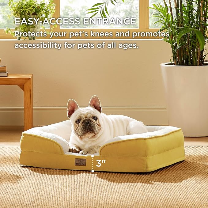 Bedsure Orthopedic Dog Bed for Medium Dogs