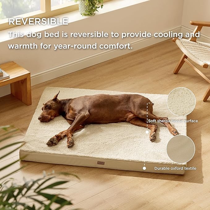 Bedsure Jumbo Dog Bed for Large Dogs