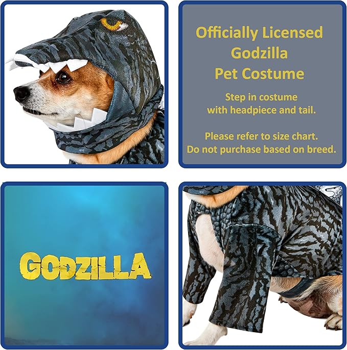 Rubie's Godzilla Pet Costume and Headpiece