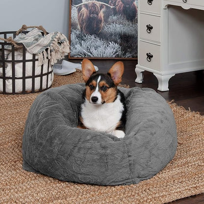 Furhaven Soft & Cozy Dog Bed for Medium/Small Dogs 35 lbs