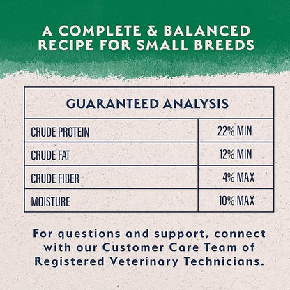 Natural Balance Limited Ingredient Small-Breed Adult Dry Dog Food with Healthy Grains, Lamb & Brown Rice Recipe, 4 Pound (Pack of 1)