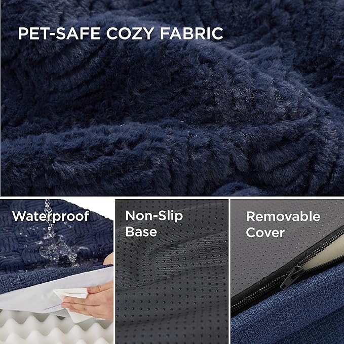 Bedsure Orthopedic Dog Bed for Medium Dogs