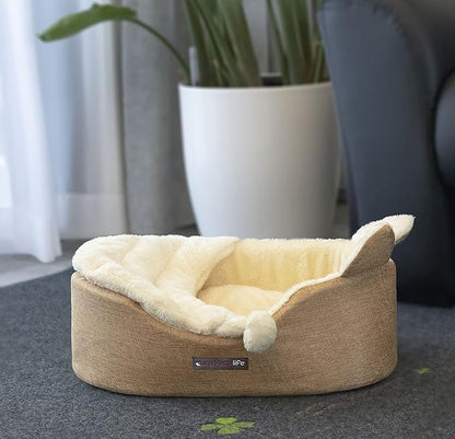 Oval Pet Beds for Cats and Small Dogs