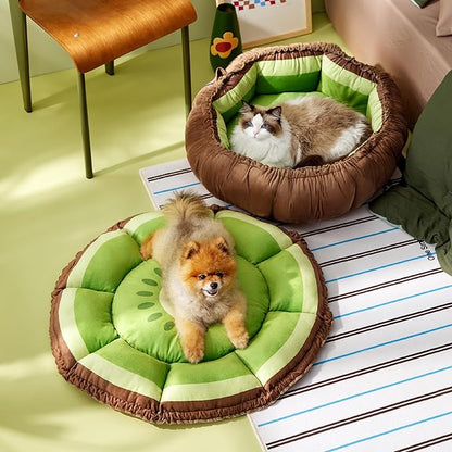 Lesure Dog beds for Small Dogs 25x25x8 Inches