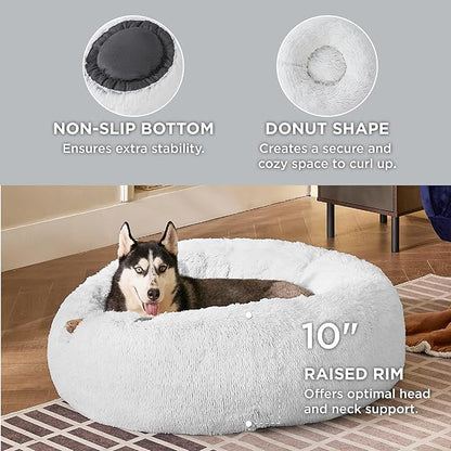 Bedsure Calming Dog Bed for Large Dogs 36 inches 100 lbs