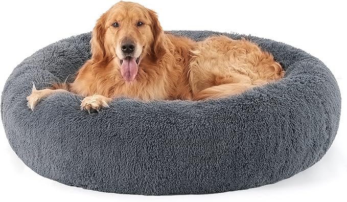 Bedsure Calming Dog Bed for Extra Large Dogs 45 inches 125 lbs