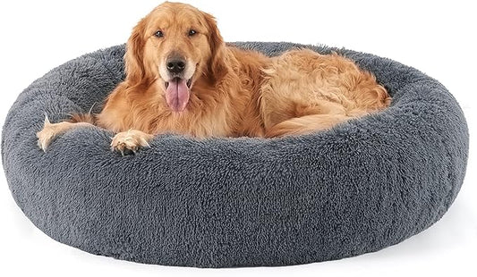 Bedsure Calming Dog Bed for Extra Large Dogs 45 inches 125 lbs