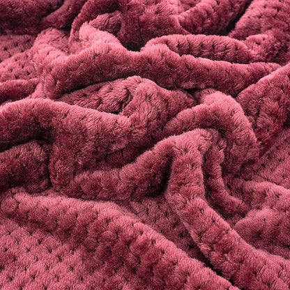 Fuzzy Blanket or Fluffy Blanket for Baby Girl or boy (24" x 32", DG-Coral