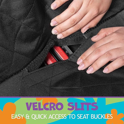 BDK Scooby Doo Dog Car Seat Cover for Back Seat – Hammock Dog Seat Protector with Storage Pocket