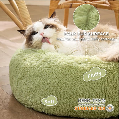 Bedsure Calming Cat Bed for Indoor Cats 15 lbs 20 inches
