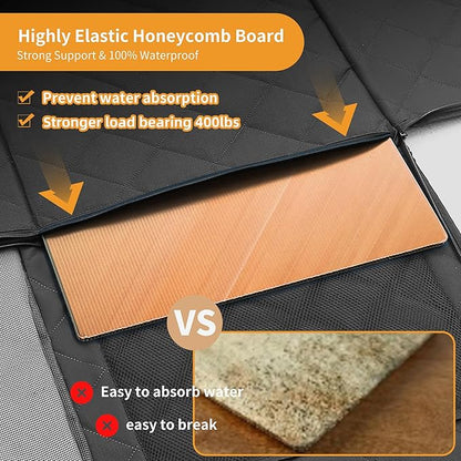 Dog Car Seat Cover 40%, Honeycomb 400lbs, 600D
