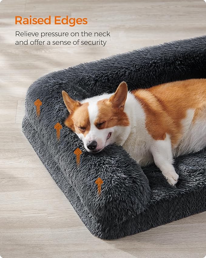 Feandrea Dog Bed 30 x 23 x 9 Inches, UPGW231G02