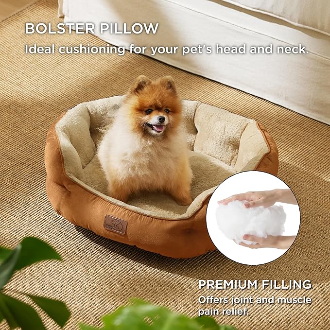 Bedsure Dog Beds for Small Dogs 25 Inches,
