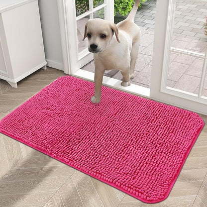 OLANLY Dog Door Mat for Muddy Paws 24x16