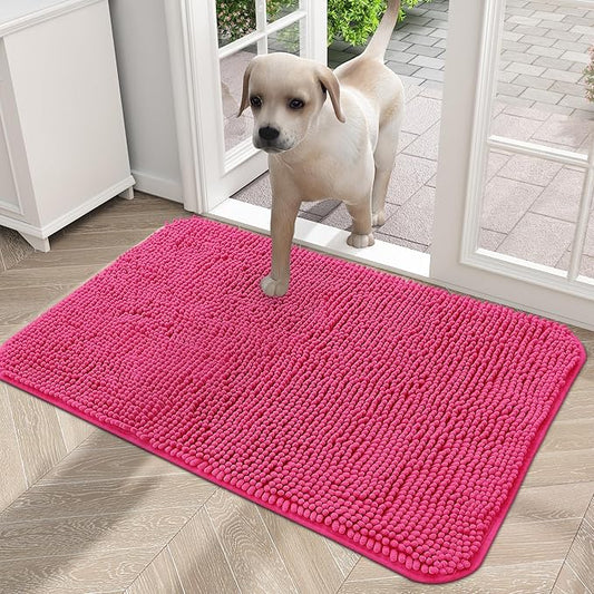 OLANLY Dog Door Mat for Muddy Paws 24x16