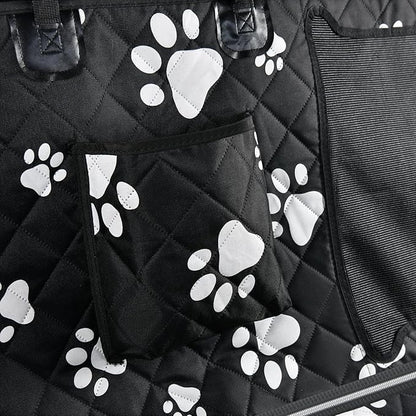 Dog Car Seat Cover for Back Seat Pet Cover for Dogs Waterproof Dog Hammock for Car 600D Heavy Duty Non Slip Scratch Proof Backseat Cover for Dogs in Car