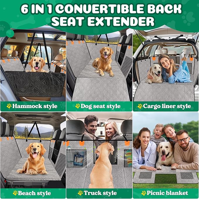 Back Seat Extender for Dogs