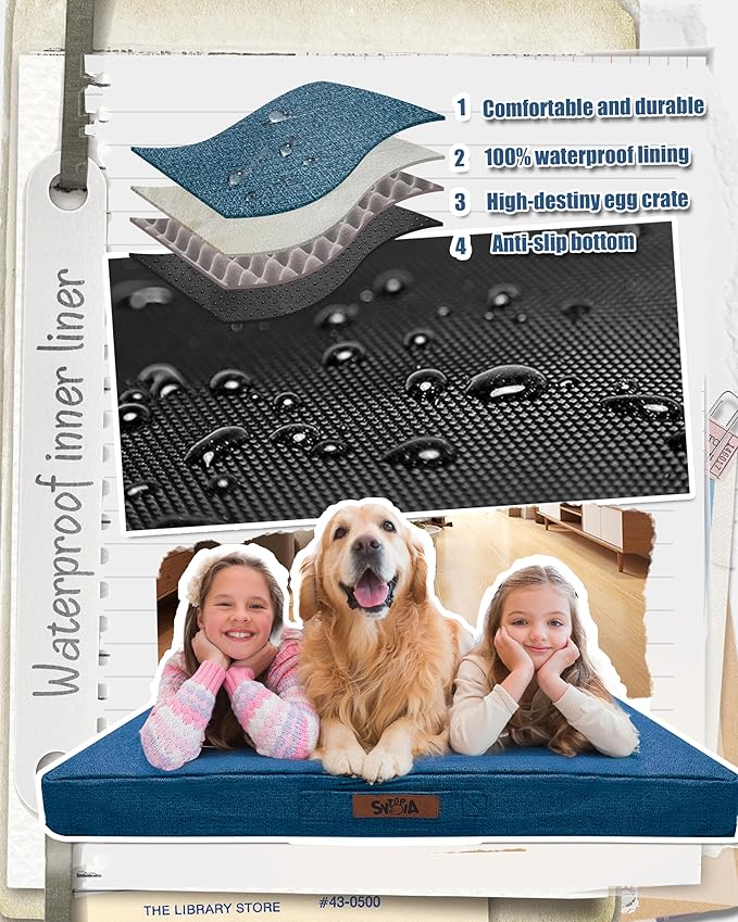 Sytopia XXL Dog Crate Bed 130 lbs,