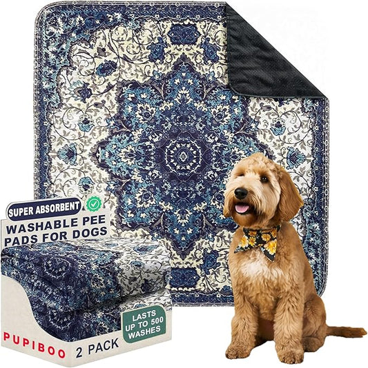 Washable Pee Pads for Dogs 100% Waterproof,