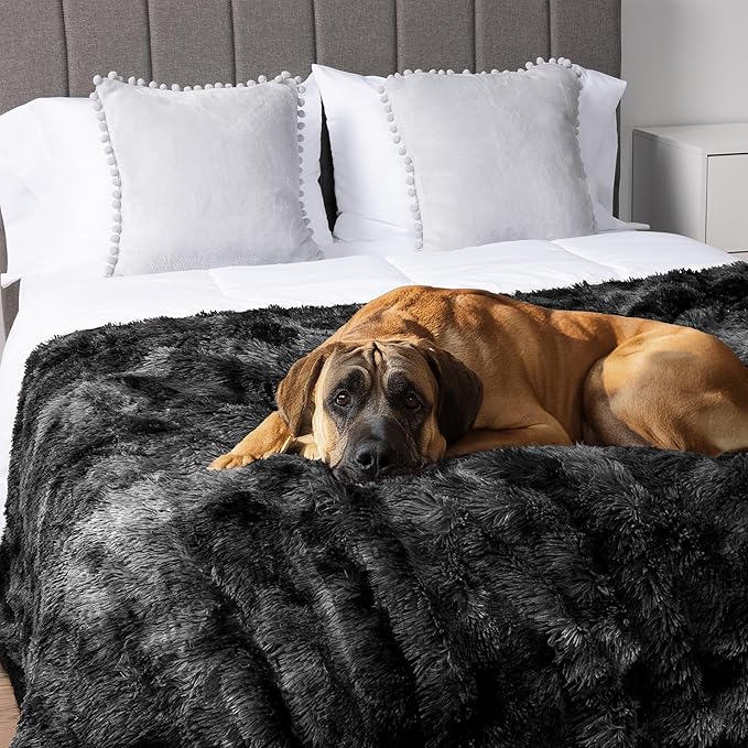 PetAmi Waterproof Dog Blanket for Large Dog 90x90 Tie-Dye