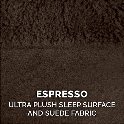 Furhaven Memory Foam Dog Bed for Large Dogs w/ Removable Bolsters & Washable Cover 95 lbs