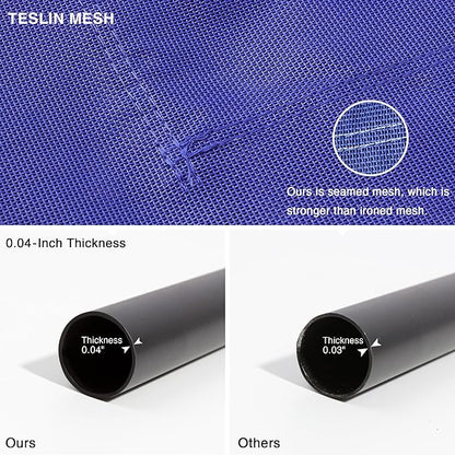 Love's cabin Elevated Cooling Dog Bed for Medium Dogs Beach,Blue,43 inches