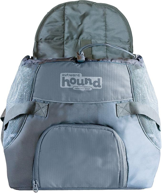 Outward Hound PoochPouch Dog Front Carrier, Medium, Grey