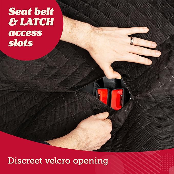 Lusso Gear Dog Car Seat Cover for Back Seat