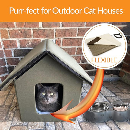 K&H Pet Products Lectro-Soft Outdoor Heated Pet Bed for Outdoor Cat House for Winter Insulated Waterproof 18"x14"