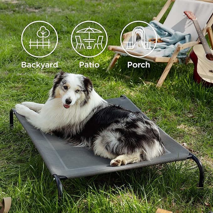 Bedsure XL Elevated Cooling Dog Bed Cot