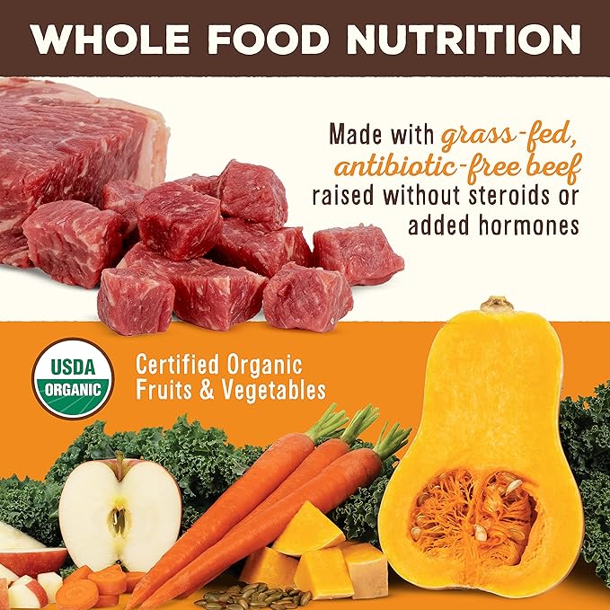 Primal Freeze Dried Dog Food Pronto, Beef; Scoop & Serve, Complete & Balanced Meal; Also Use as Topper or Treat; Premium, Healthy, Grain Free High Protein Raw Dog Food (16 oz, 2-pack)