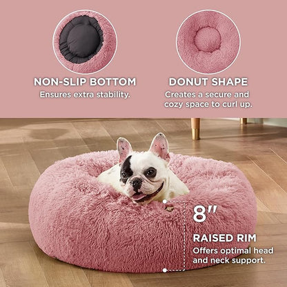 Bedsure Calming Dog Bed for Small Dogs 23 inches 25 lbs