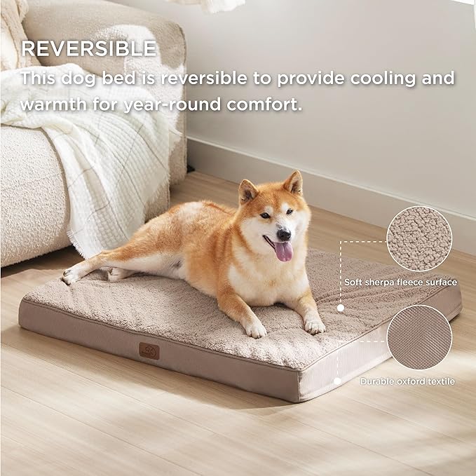 Bedsure Large Dog Bed for Large Dogs 75 lbs,