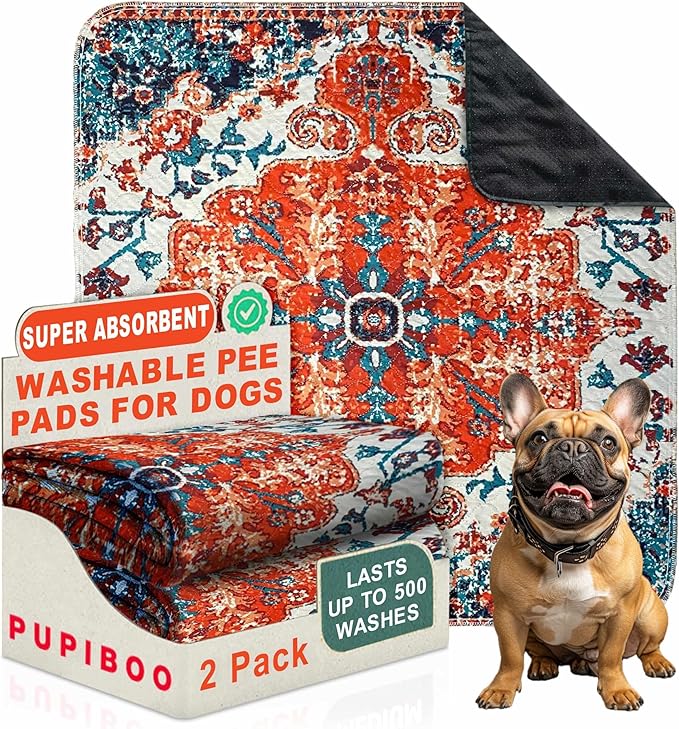 Washable Pee Pads for Dogs 100% Waterproof,