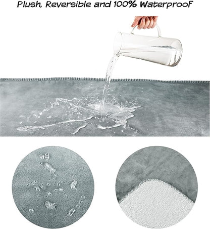 PETMAKER Waterproof Pet Blanket 50x60-Inch Reversible
