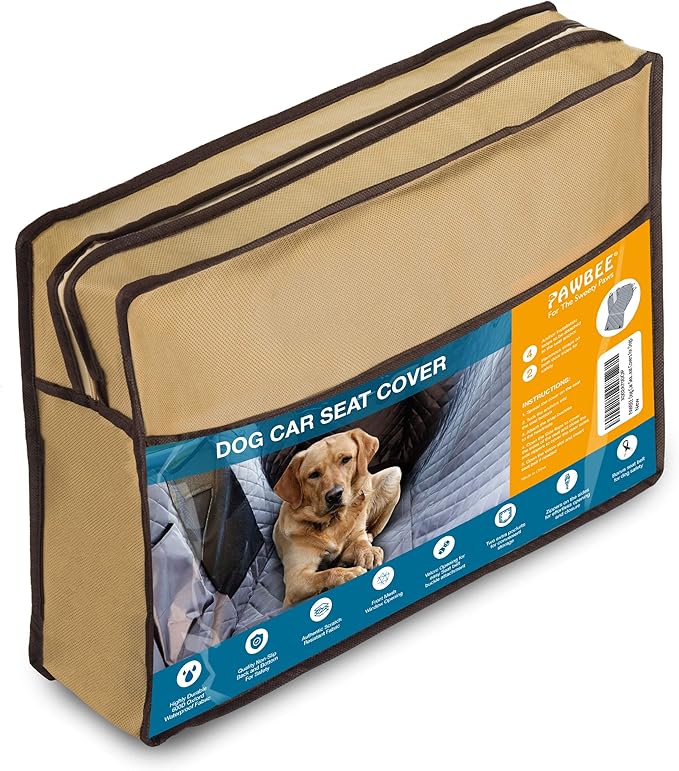 PAWBEE Dog Car Seat Covers