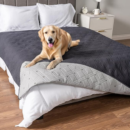 PetAmi Waterproof Couch Cover for Dogs 102x82 Gray