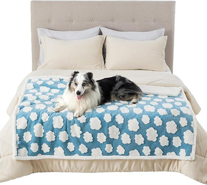 Lesure Waterproof Dog Blanket for Large Dogs 3D Textured